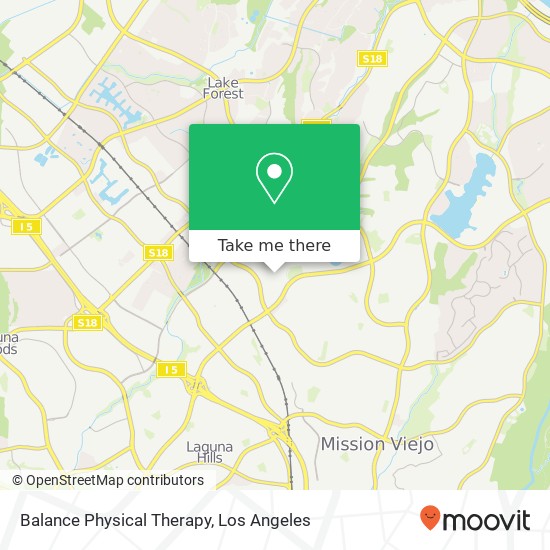 Mapa de Balance Physical Therapy