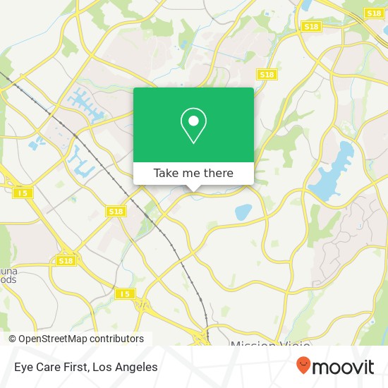 Eye Care First map