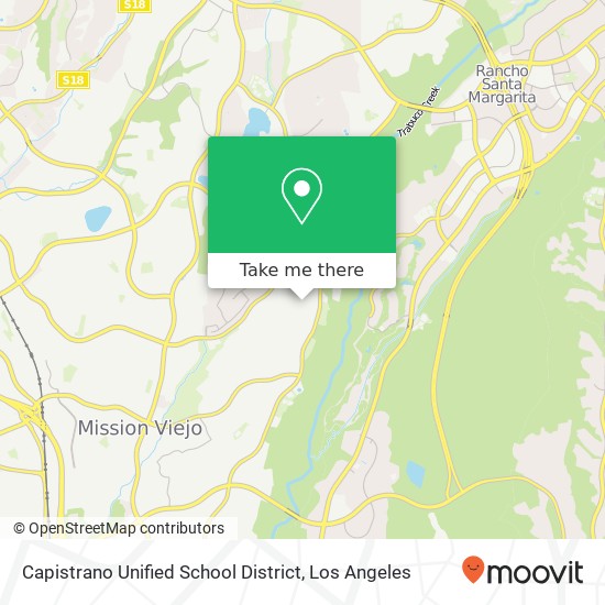 Capistrano Unified School District map