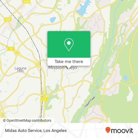 Mapa de Midas Auto Service