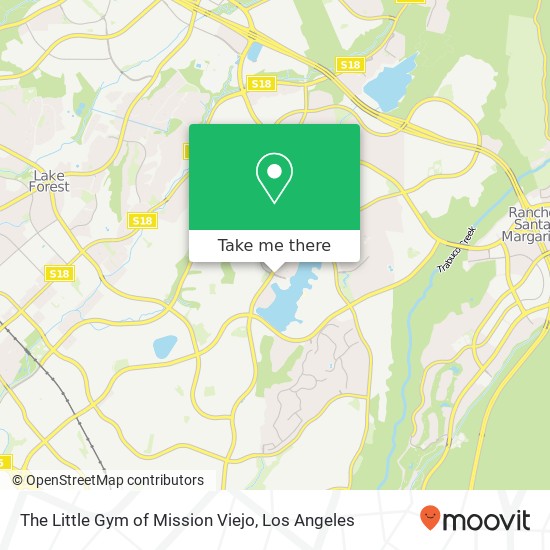 Mapa de The Little Gym of Mission Viejo