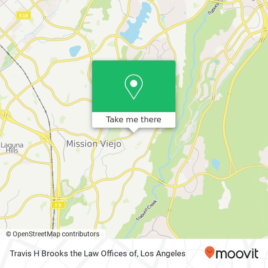 Mapa de Travis H Brooks the Law Offices of