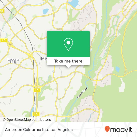 Mapa de Amercon California Inc