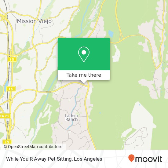 While You R Away Pet Sitting map