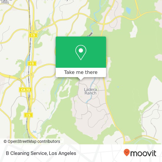 Mapa de B Cleaning Service