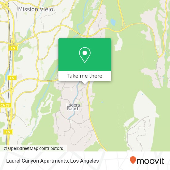 Mapa de Laurel Canyon Apartments