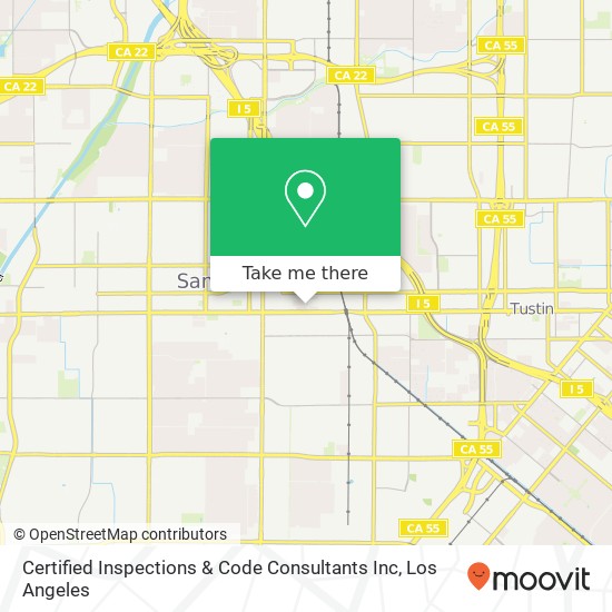 Mapa de Certified Inspections & Code Consultants Inc