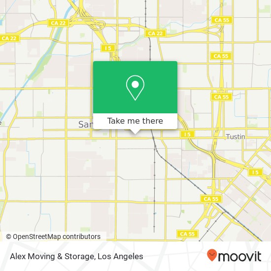 Mapa de Alex Moving & Storage