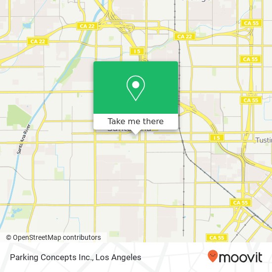 Parking Concepts Inc. map