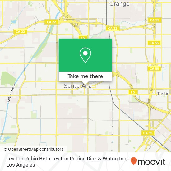 Mapa de Leviton Robin Beth Leviton Rabine Diaz & Whtng Inc