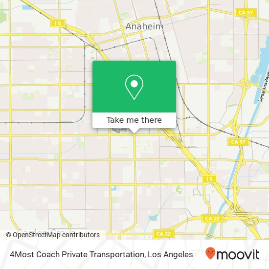 Mapa de 4Most Coach Private Transportation