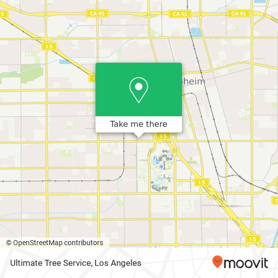 Mapa de Ultimate Tree Service