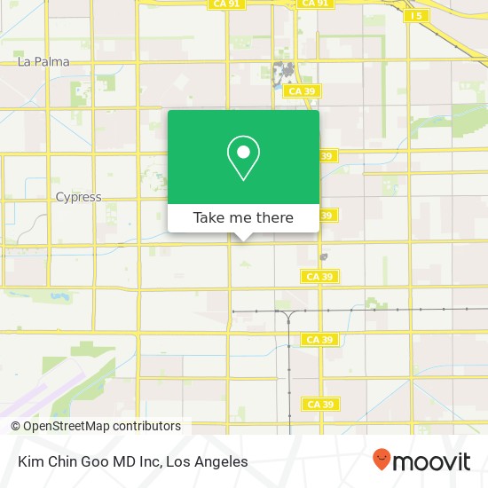 Mapa de Kim Chin Goo MD Inc