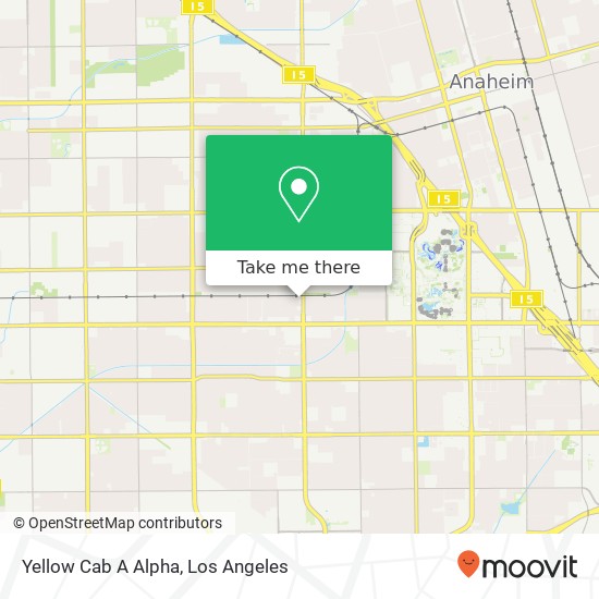 Yellow Cab A Alpha map