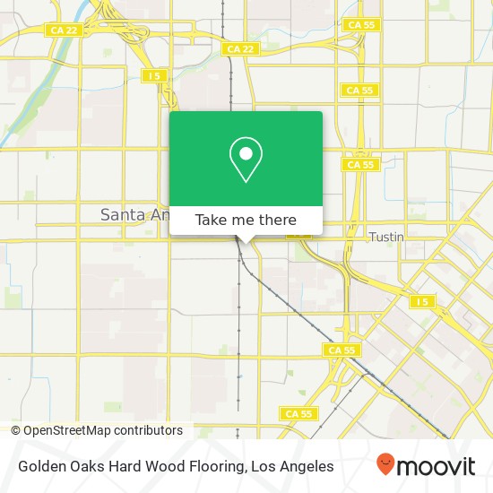 Golden Oaks Hard Wood Flooring map