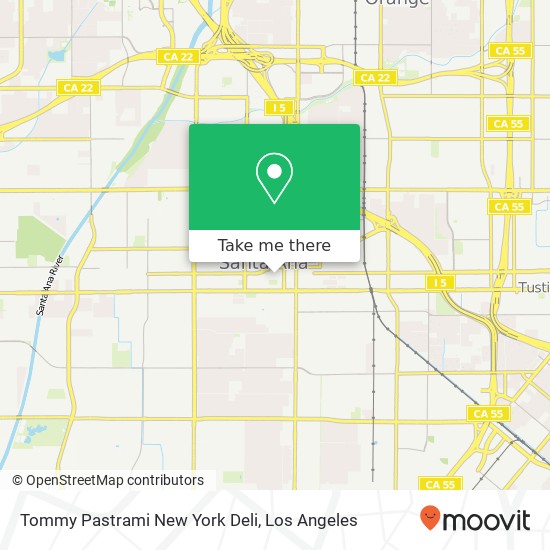Tommy Pastrami New York Deli map