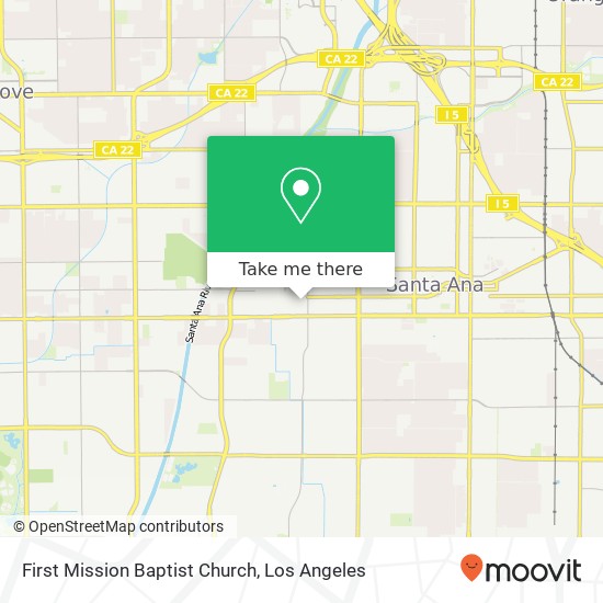 Mapa de First Mission Baptist Church