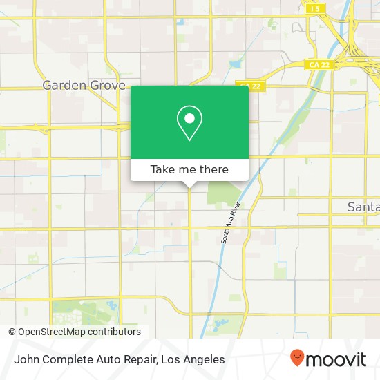 Mapa de John Complete Auto Repair