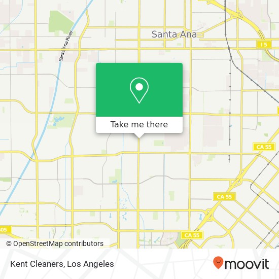 Kent Cleaners map