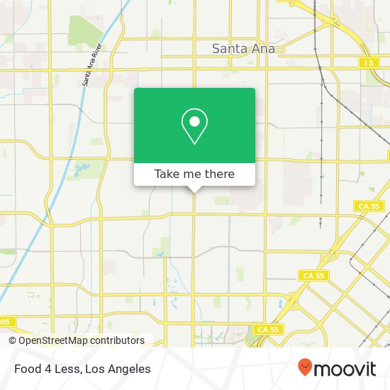 Food 4 Less map