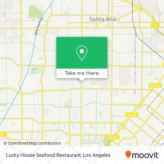 Lucky House Seafood Restaurant map