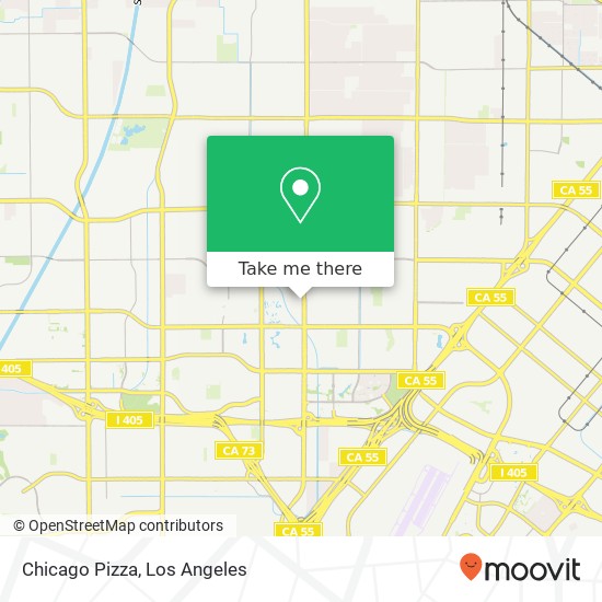 Chicago Pizza map