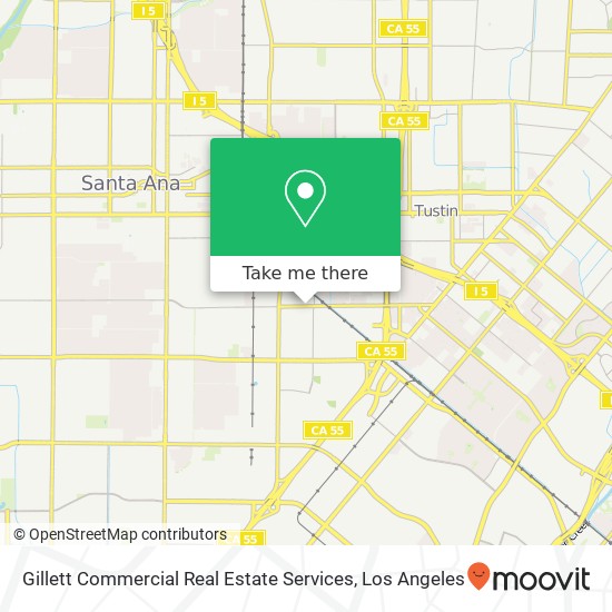 Gillett Commercial Real Estate Services map