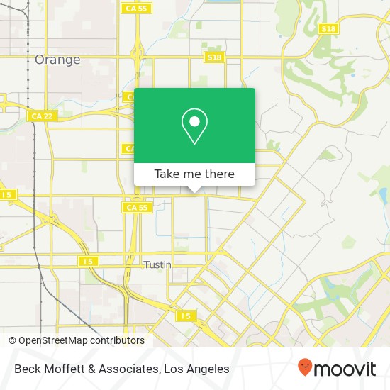 Mapa de Beck Moffett & Associates
