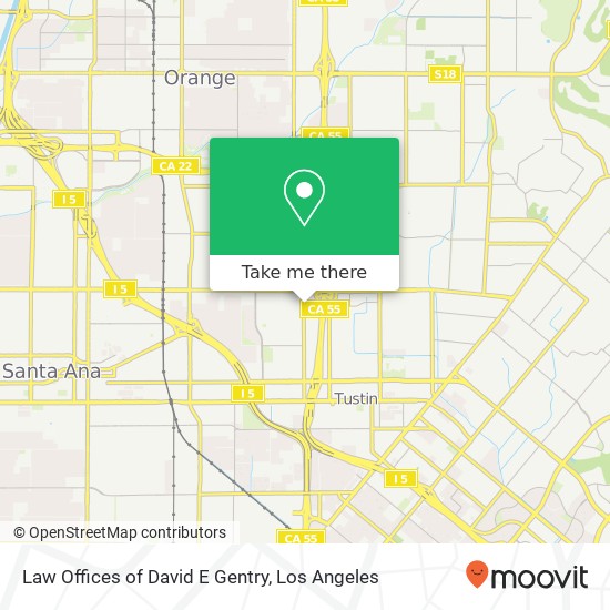Law Offices of David E Gentry map