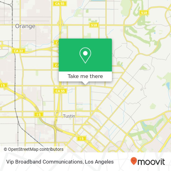 Mapa de Vip Broadband Communications