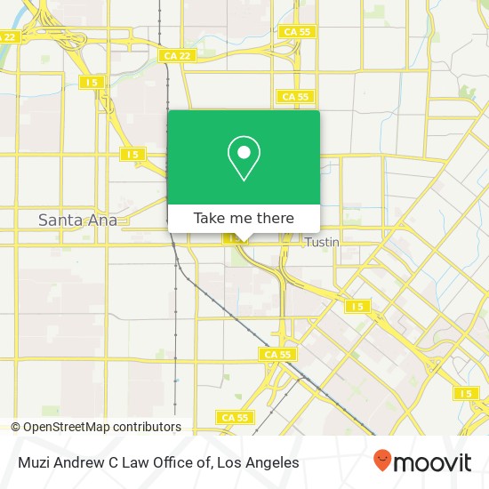 Mapa de Muzi Andrew C Law Office of