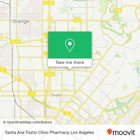 Mapa de Santa Ana Tustin Clinic Pharmacy