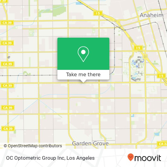 OC Optometric Group Inc map