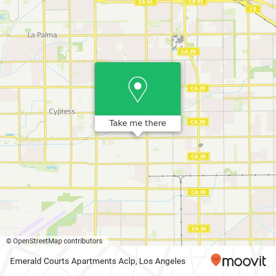 Emerald Courts Apartments Aclp map