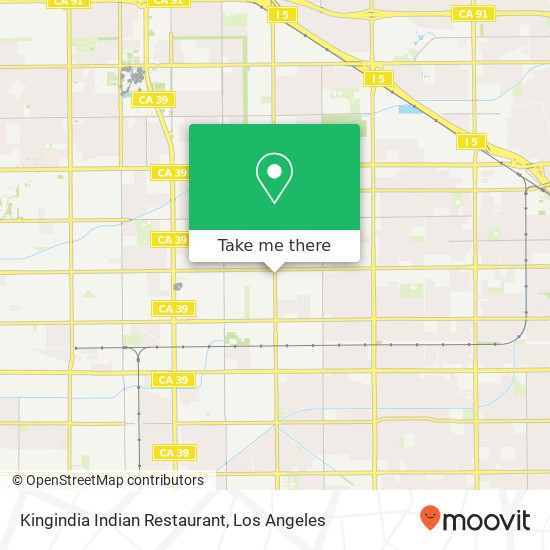 Kingindia Indian Restaurant map