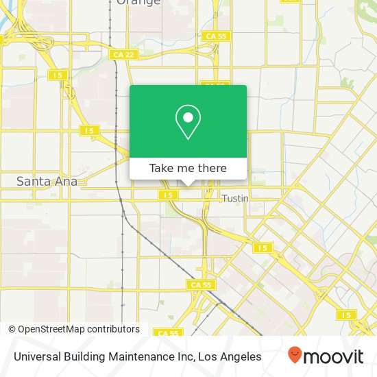 Universal Building Maintenance Inc map