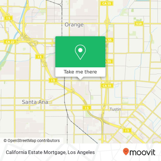 Mapa de California Estate Mortgage