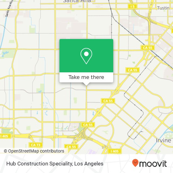 Hub Construction Speciality map