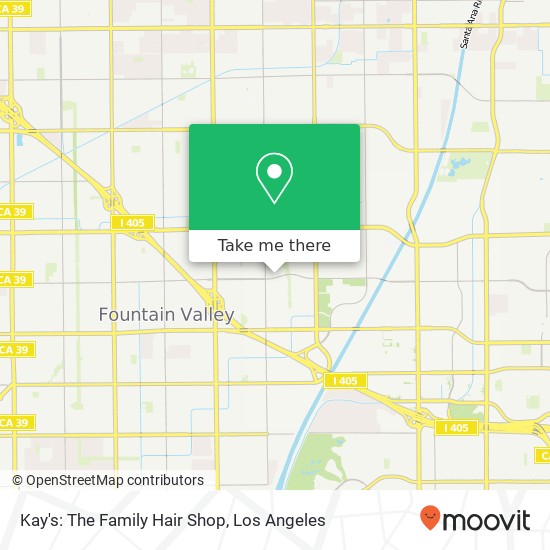 Kay's: The Family Hair Shop map