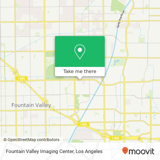 Mapa de Fountain Valley Imaging Center