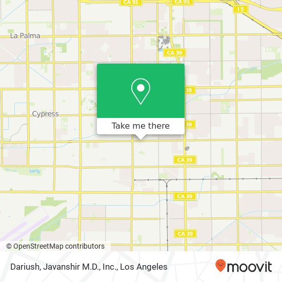 Dariush, Javanshir M.D., Inc. map