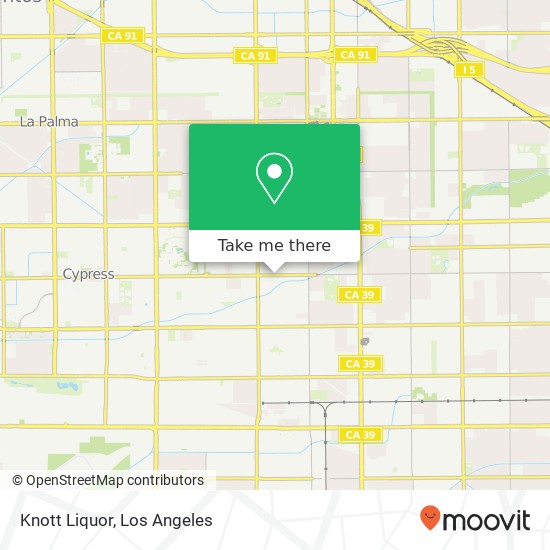 Knott Liquor map