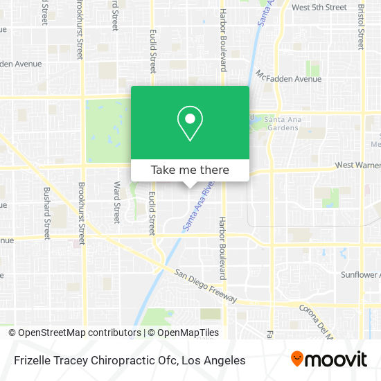 Frizelle Tracey Chiropractic Ofc map