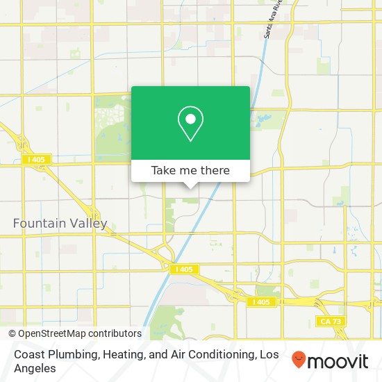 Mapa de Coast Plumbing, Heating, and Air Conditioning