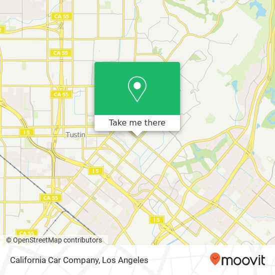 California Car Company map