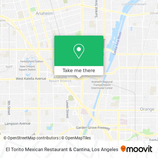 El Torito Mexican Restaurant & Cantina map