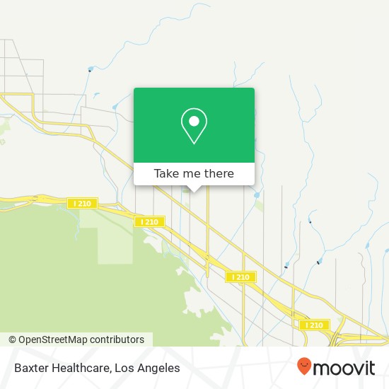 Baxter Healthcare map