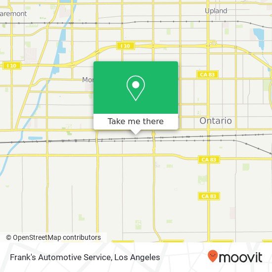 Mapa de Frank's Automotive Service