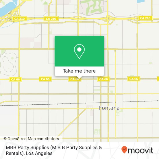 MBB Party Supplies (M B B Party Supplies & Rentals) map