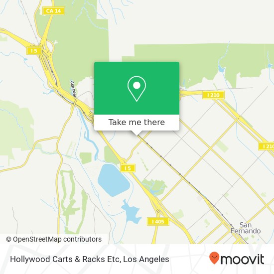 Hollywood Carts & Racks Etc map
